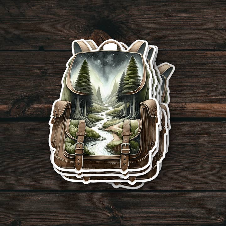 PiggyPrintStickers - Wholesale Sticker - Backpack Nature Sticker