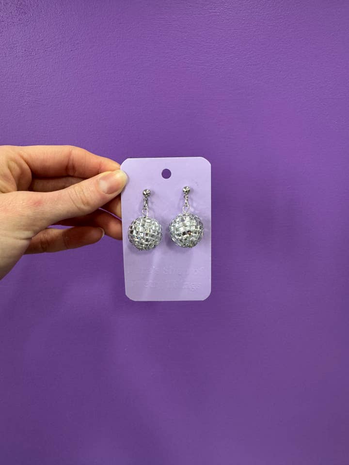 Handmade Disco Ball Earrings for wholesale by Kara’s Shop of Pretty Things