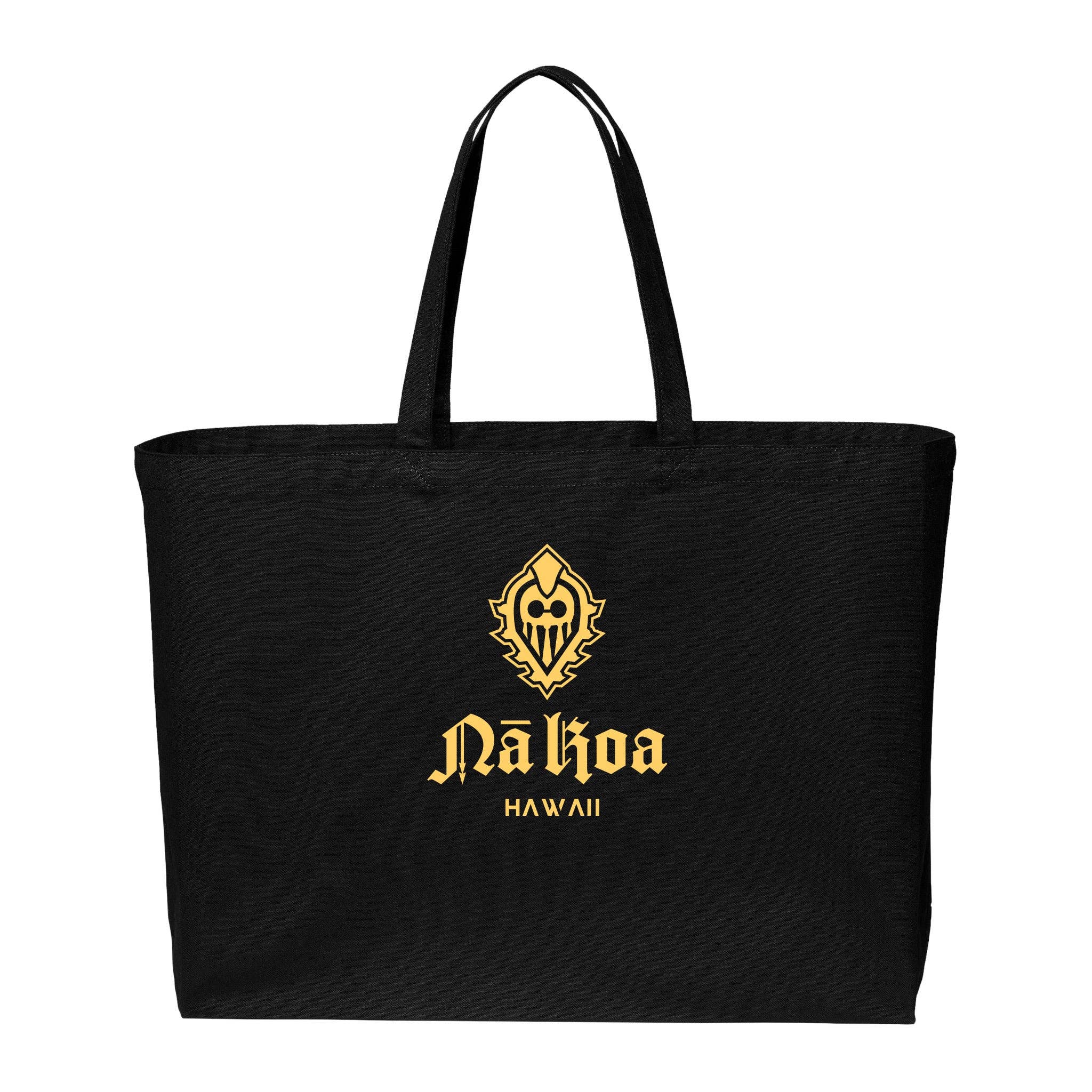 Black Aloha Pua Tote (Canvas) for wholesale on Faire1