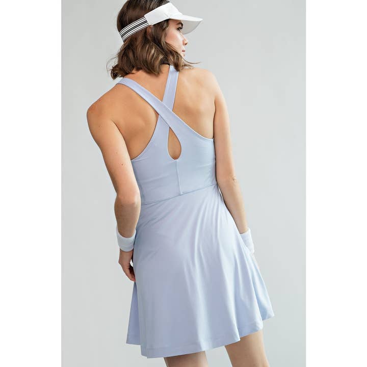 Rae Mode - Wholesale Athletic Dress - Women's - BUTTER ROMPER DRESS WITH KEYHOLE29