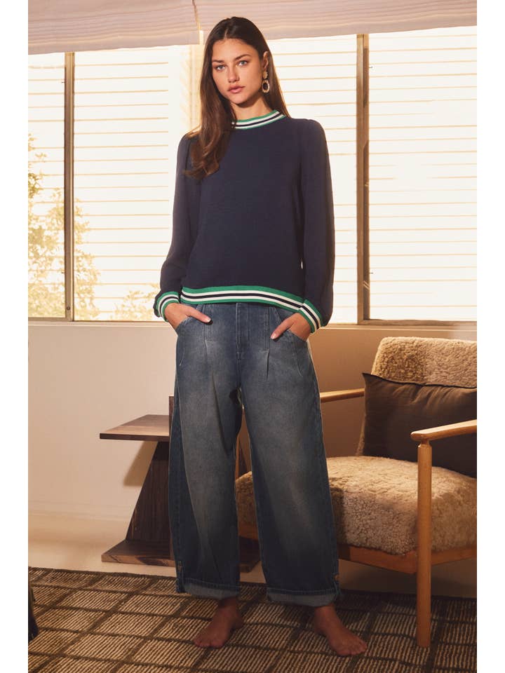 Oddi - Wholesale Knit Top - Women's - Plus Mock Neck Knit Top7