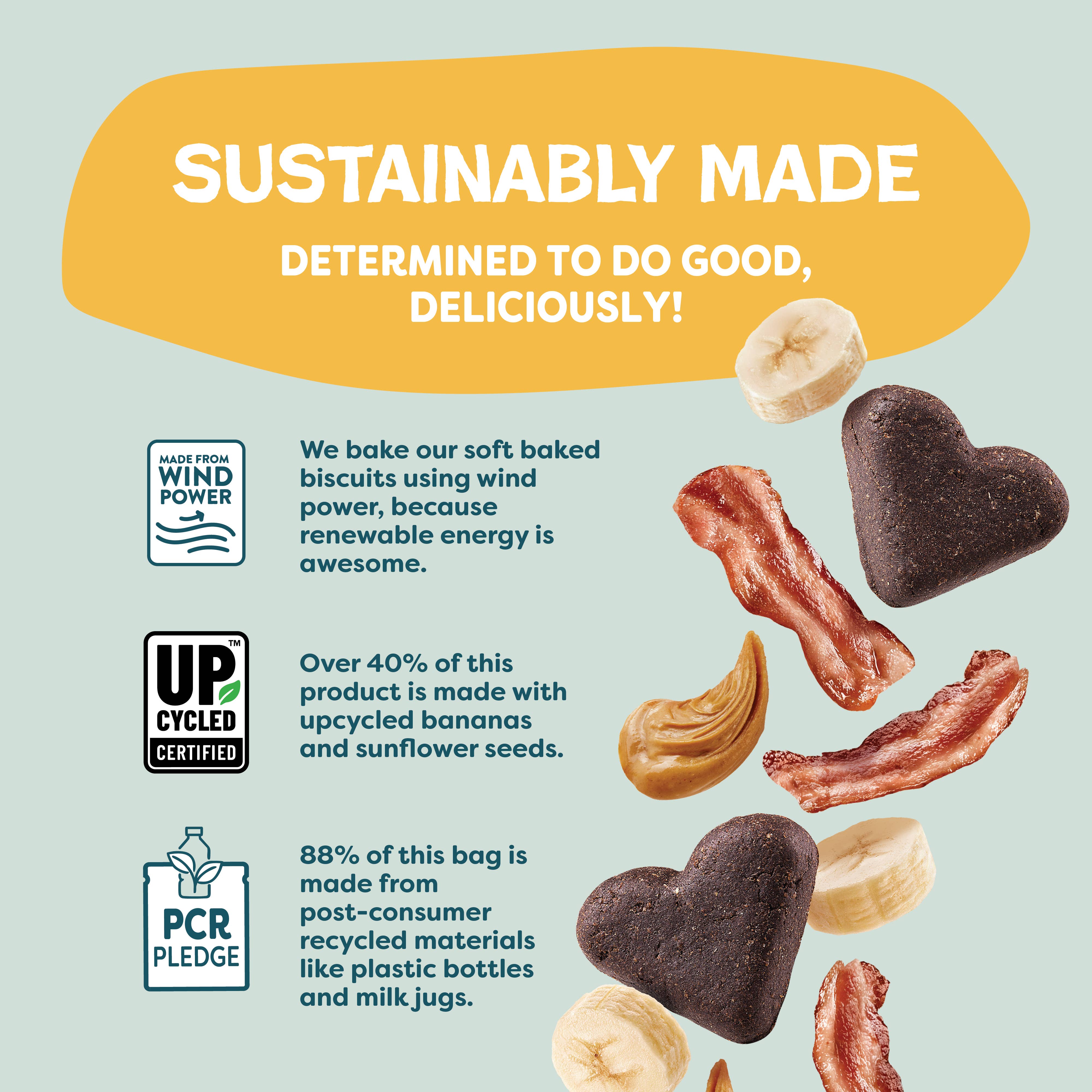 Shameless Pets - Wholesale Pet Treats - Dog - Bananas For Bacon Soft Baked Dog Treats2