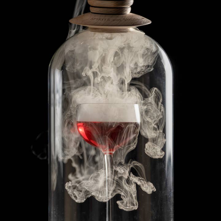 La Cupola per Fumare / Affumicatore per Cocktail e Cibo per la vendita all'ingrosso da parte di Spirits WIth Smoke