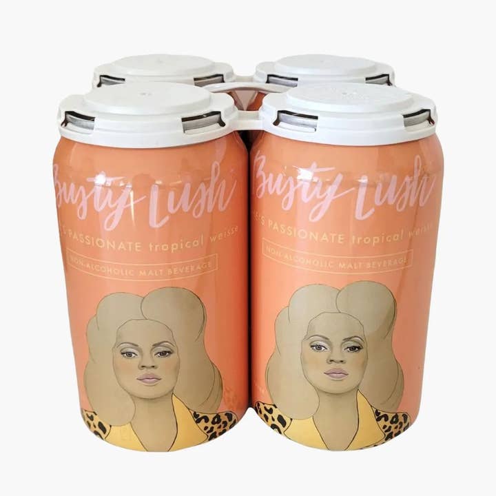 Busty Lush - Wholesale Non-Alcoholic Beer - She's Passionate Non-Alcoholic Tropical Weisse (4pk)2