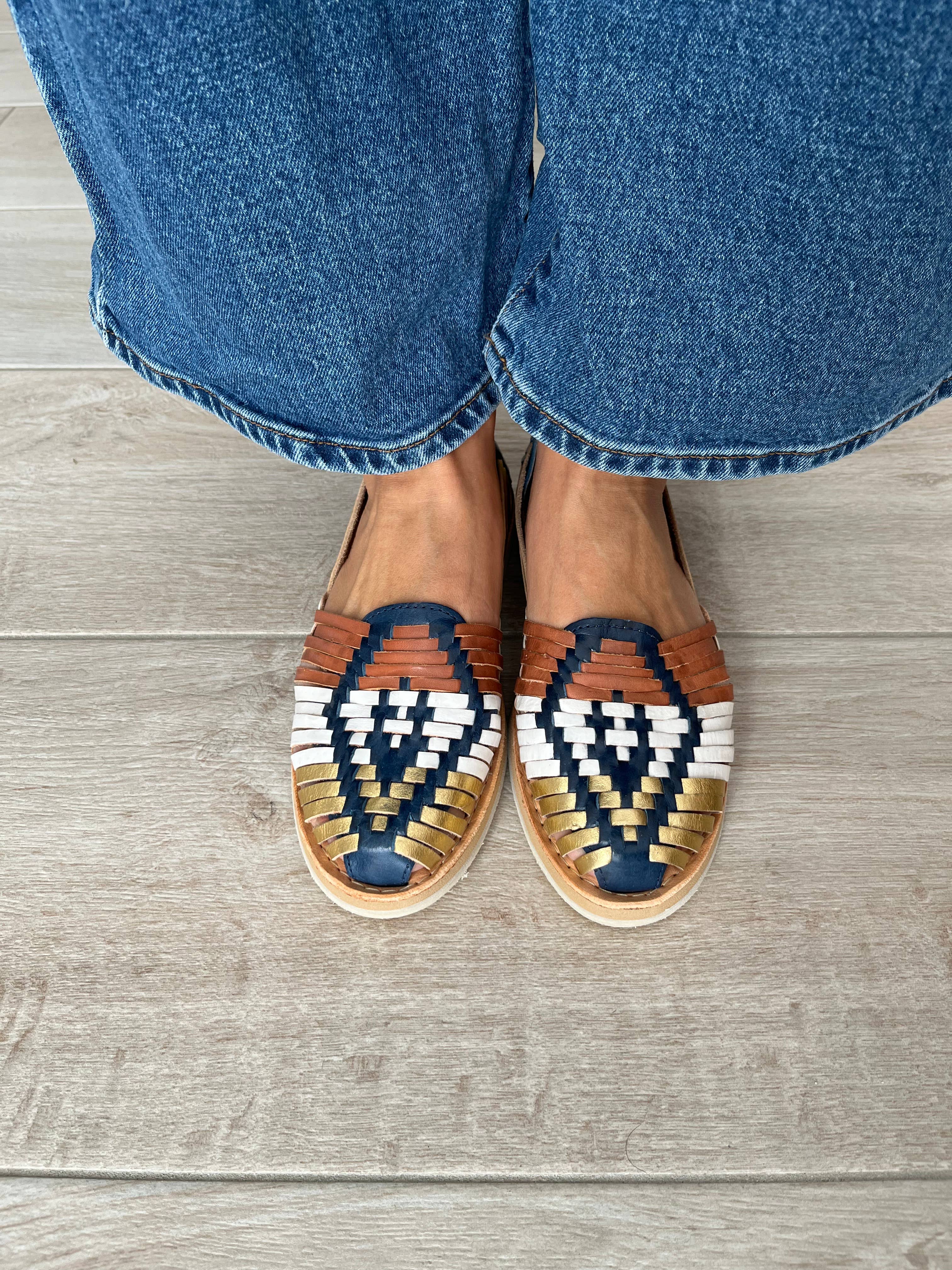 MyMexicanHome - Wholesale Sandals - Women's - Handmade Leather Huarache Sandals for Women | PFLAUME4