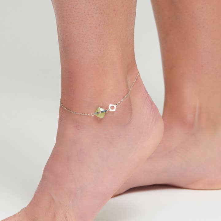 Elsie & Zoey - Wholesale Anklet - Beaded Anklet Layered Sea Glass Beach Jewelry - Sale15