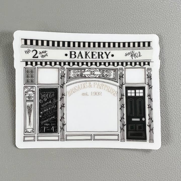 Lemon Press Studio - Wholesale Sticker - Bakery clear vinyl sticker4