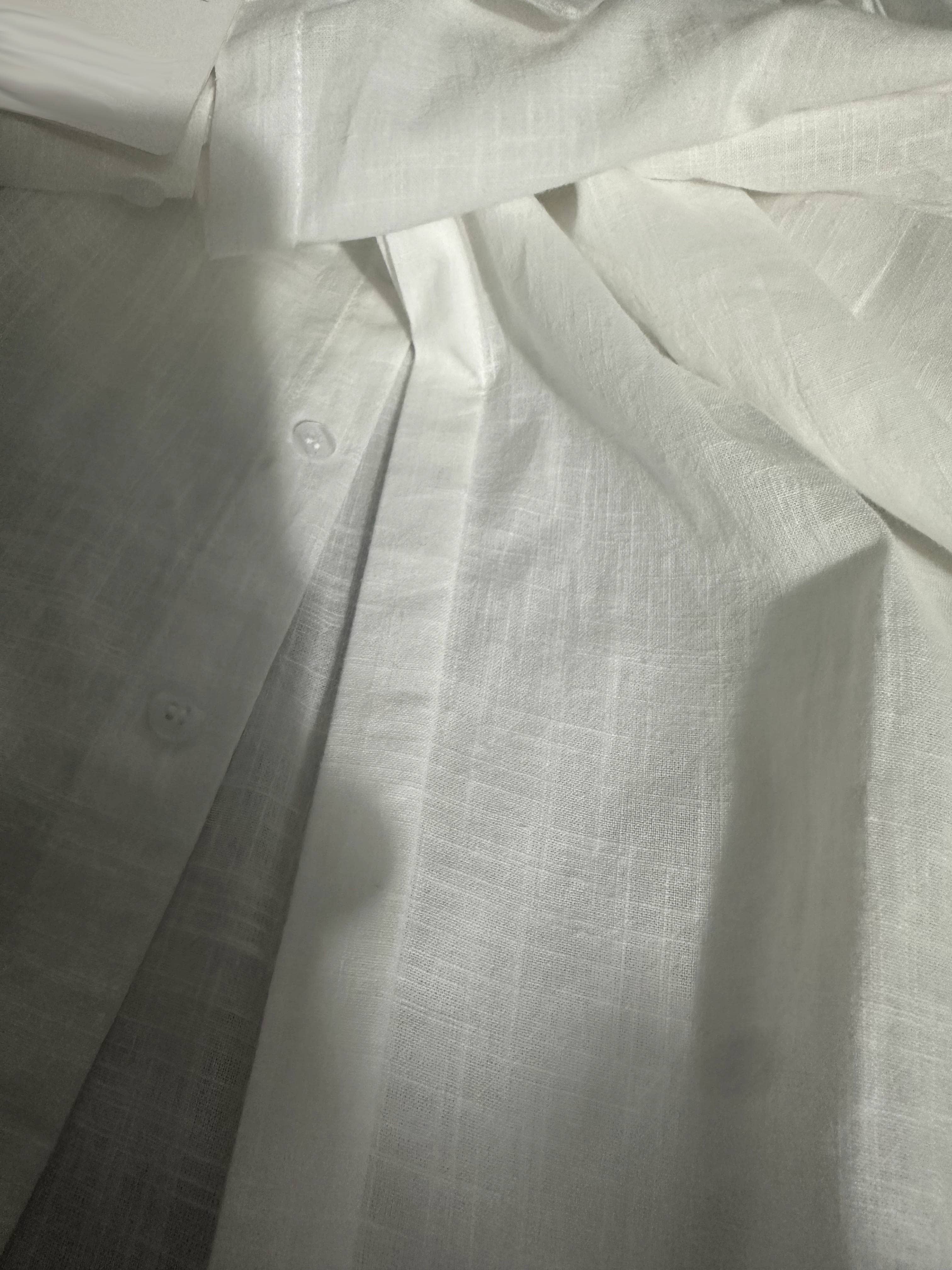 HIDDENBRAND - Wholesale Button Down Shirt - Women's - cotton linen blend button down shirt37