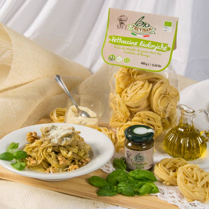 Trevisan - Wholesale Pasta - ORGANIC FETTUCCINE PASTA GR.400