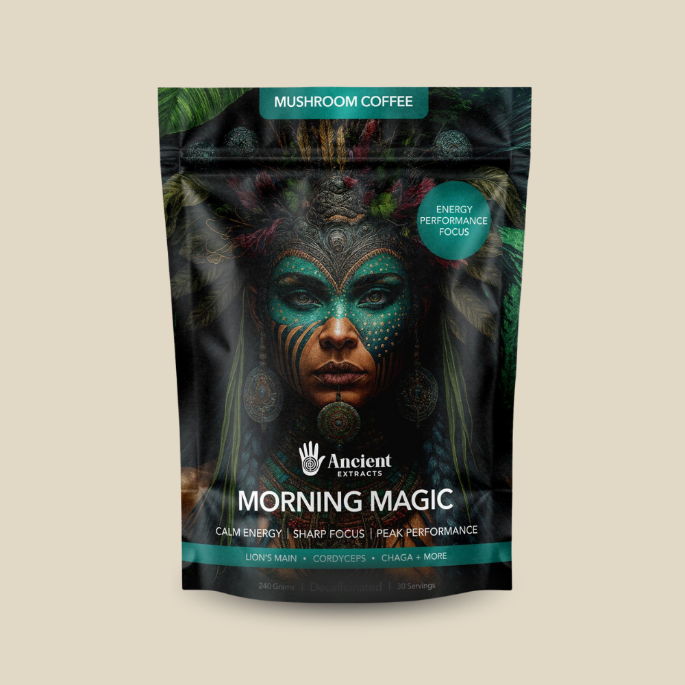 Ancient Extracts Ltd – wholesale Ground coffee – Morning Magic Mushroom Coffee (240g)0