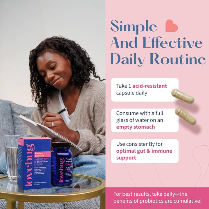 LoveBug Probiotics - Wholesale Pre-Natal Supplement - Maternity - Prenatal Probiotic - Tummy Sooth Formula