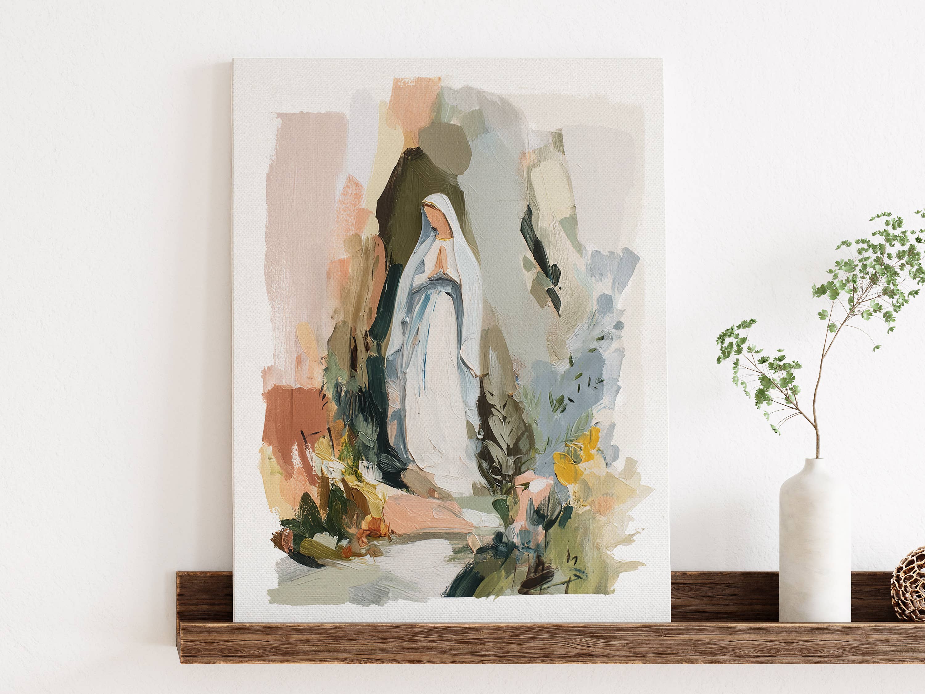 Reap+Sow – wholesale Konsttryck – Vår Fru av Lourdes Jungfru Maria Modern Konsttryck6