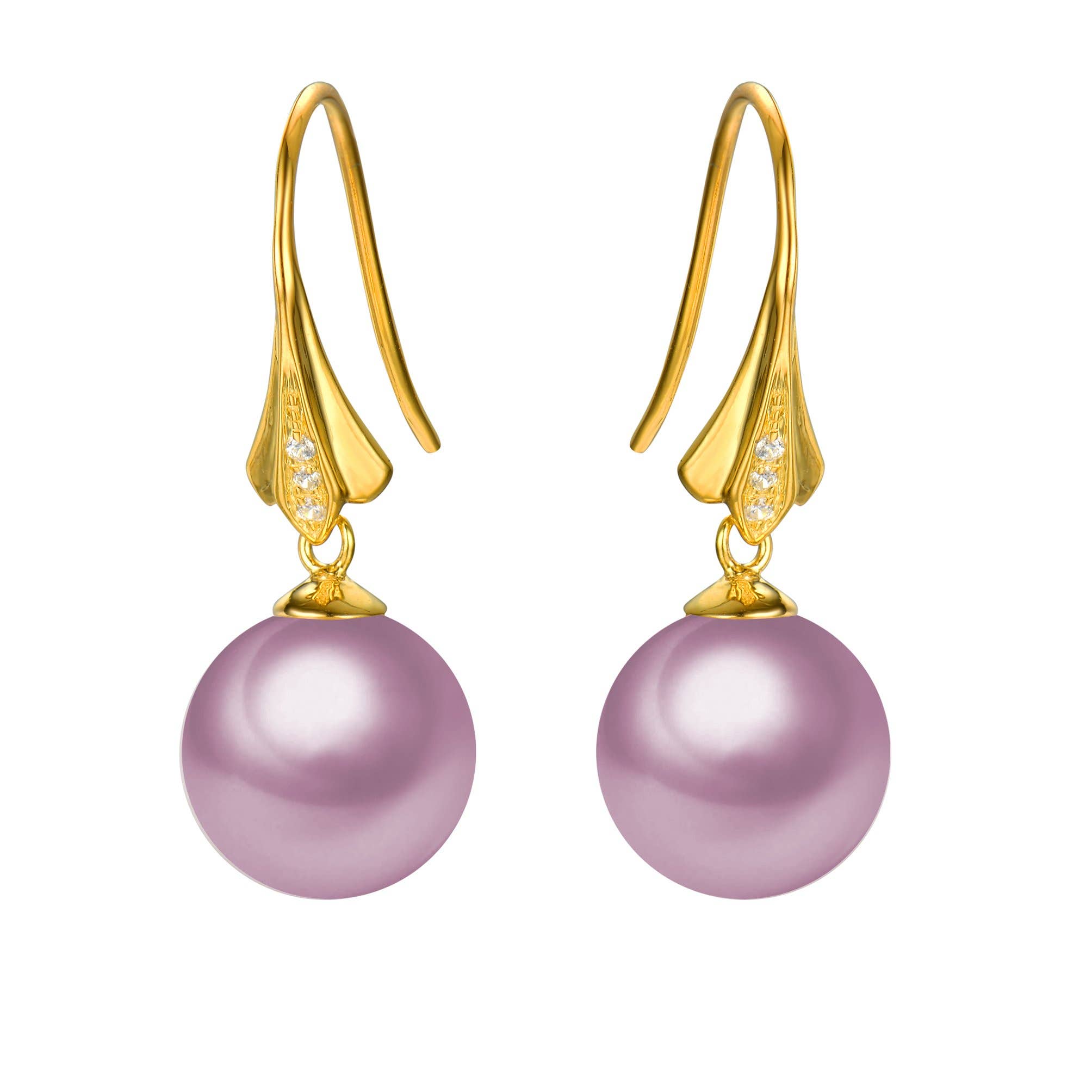 Timeless Pearl - Wholesale Dangle Earrings - G18k Diamonds Bring Me Back Pearl Earrings2
