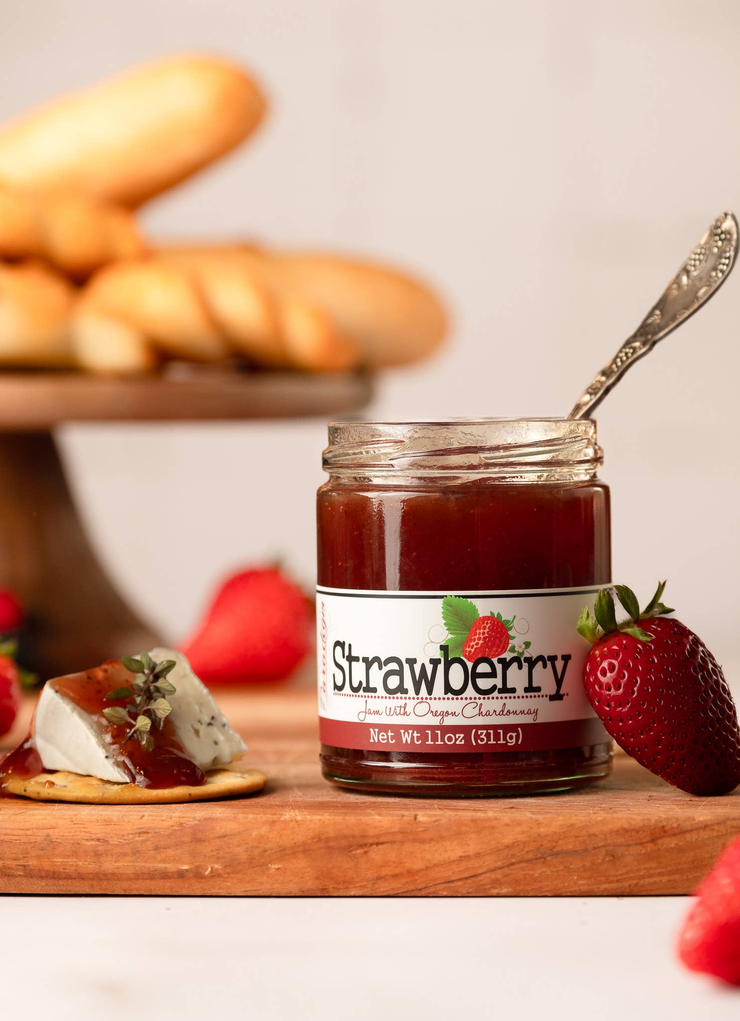Paradigm Foodworks - Wholesale Jam/Jelly - Paradigm Strawberry Jam with Oregon Chardonnay1