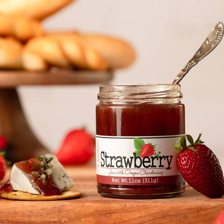 Paradigm Foodworks - Wholesale Jam/Jelly - Paradigm Strawberry Jam with Oregon Chardonnay1