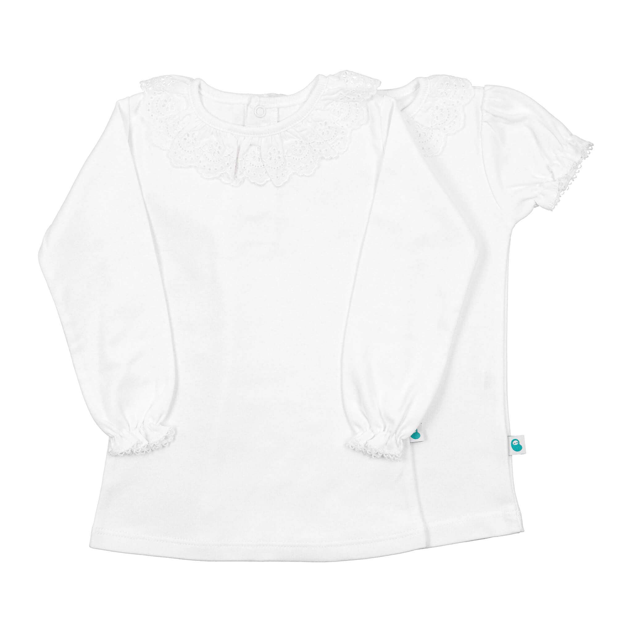 Bean Baby Clothes - Wholesale T-Shirt - Kids - Baby Cotton Shirt with English Embroidered Collar in Point1