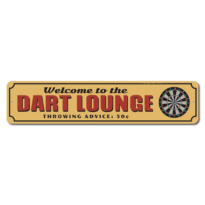 Dart-Lounge-Zeichen für den Großhandel von Lizton Sign Shop, Inc