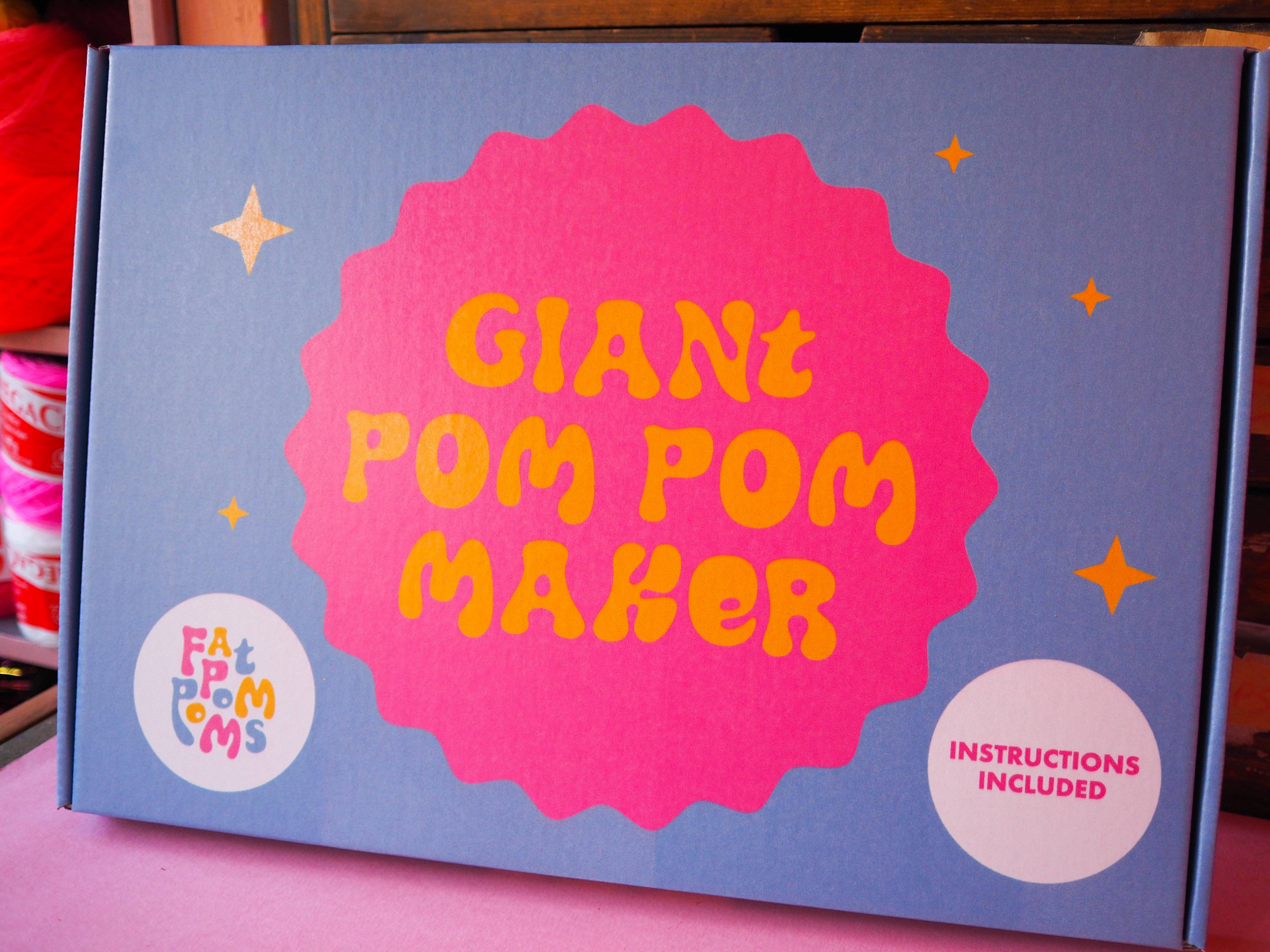 Fat Pom Poms – wholesale DIY craft kit – Bright Giant Pom Pom Kit3