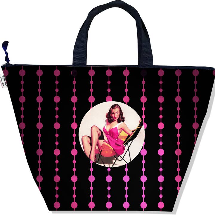 Bolso de almacenamiento de lencería sexy de encaje con cremallera para venta al por mayor de BISTRAKOO