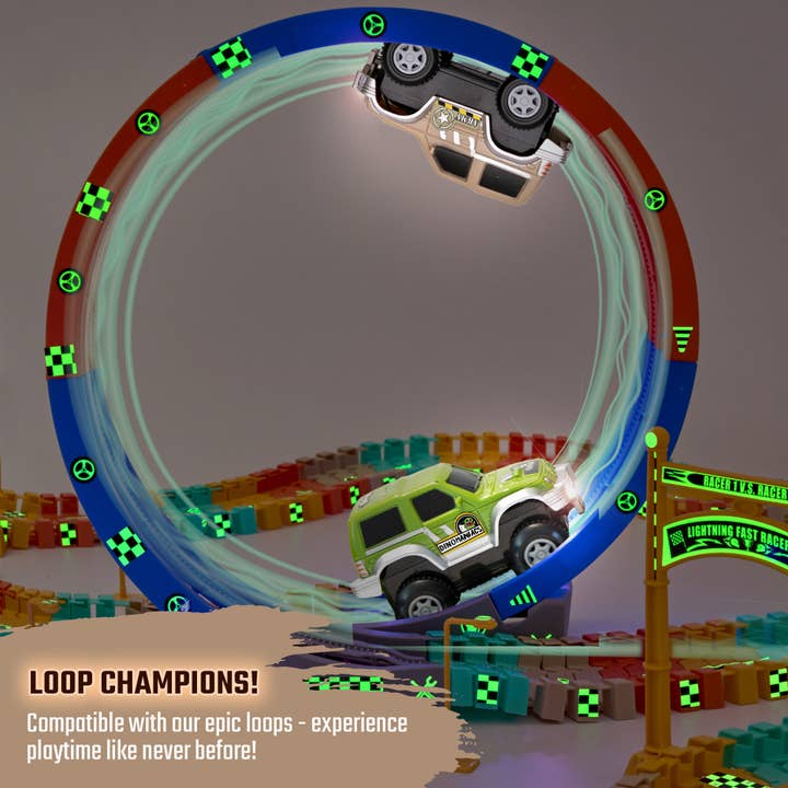 JitteryGit - Wholesale Toy Car/Truck - Kids - 2 Race Car Track Toy Gift Set For Kids, Boys, and Girls
