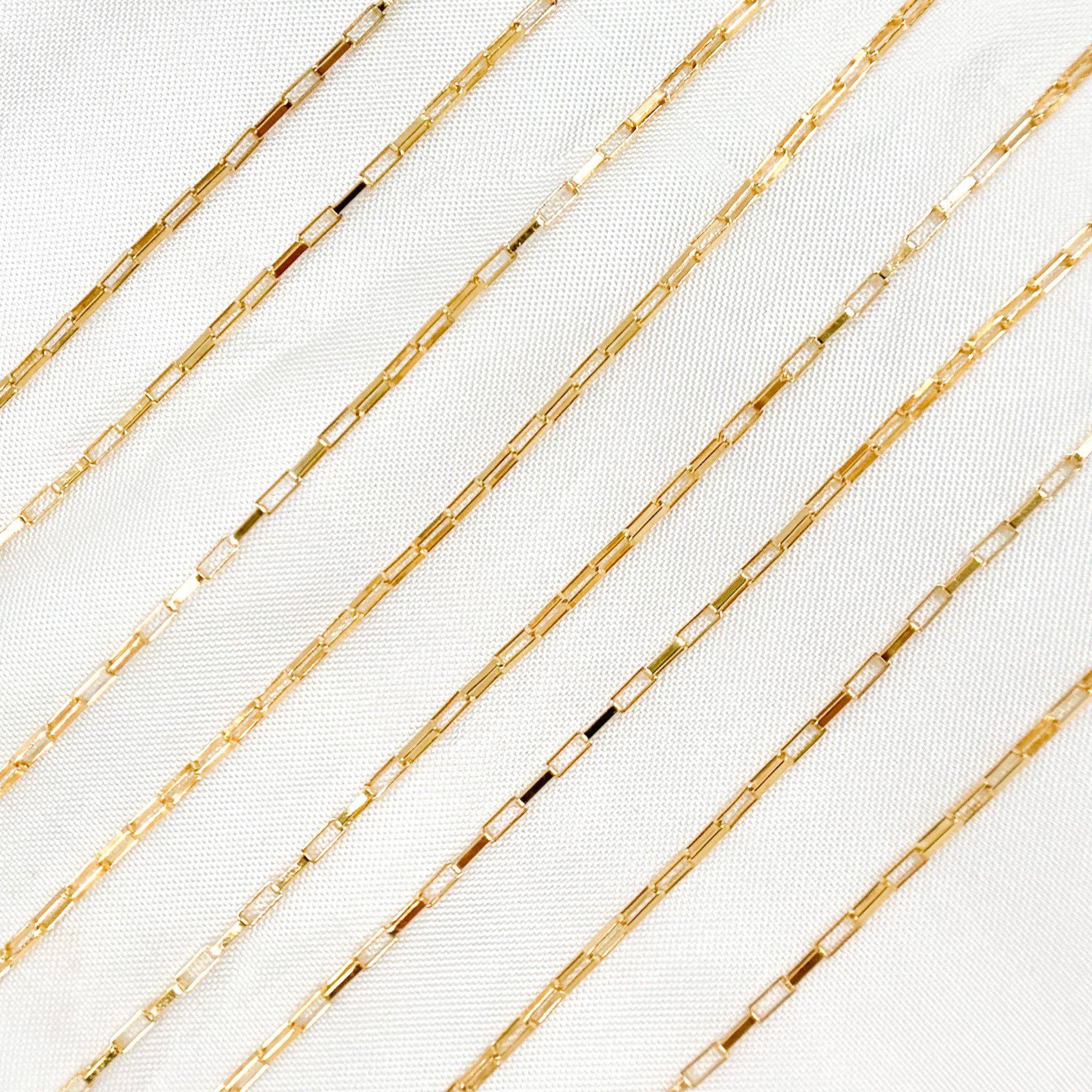 Tresor Jewelry Inc. - Wholesale Link & Chain Necklace - 1295GF. 14k Gold Filled Box Link Chain2