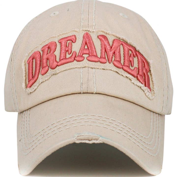 MiMi Wholesale - Wholesale Baseball Cap - Women's - KBV1540 Dreamer Washed Vintage Cap3