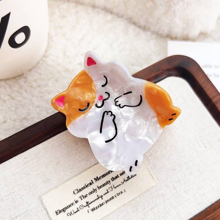 Hamster Hair Claw Clip for wholesale by SOMETHING MINTY