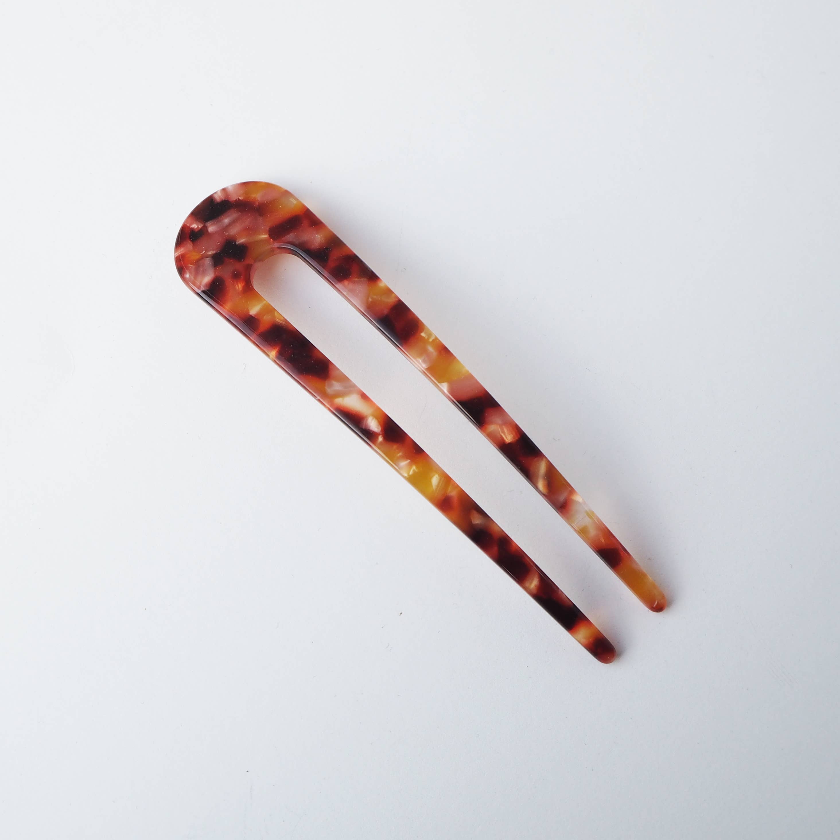 Custom Made - Wholesale Hair Pin - Rosa Tortoiseshell Acetate Resin French Hair Pin6
