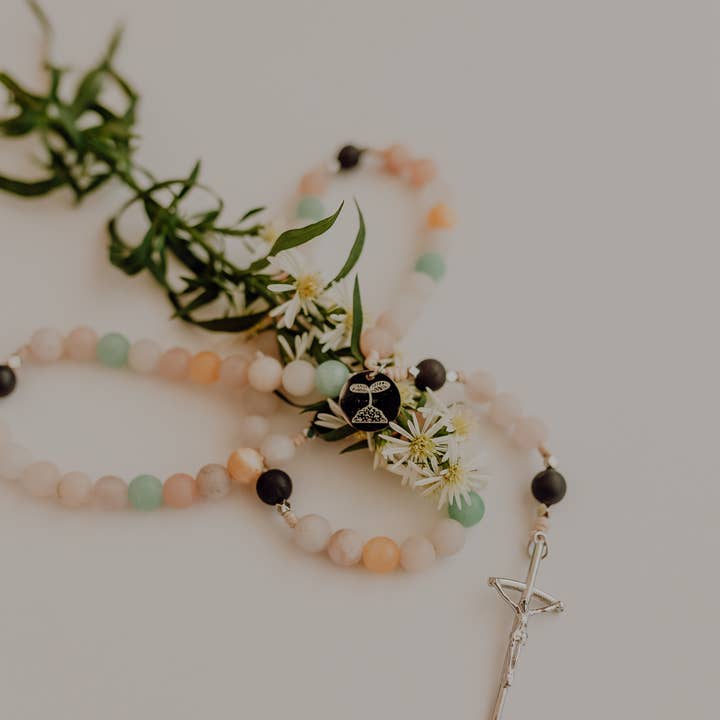 Abundantly Yours - Wholesale Prayer Beads Necklace - Vine Grower Rosary | Catholic Rosary