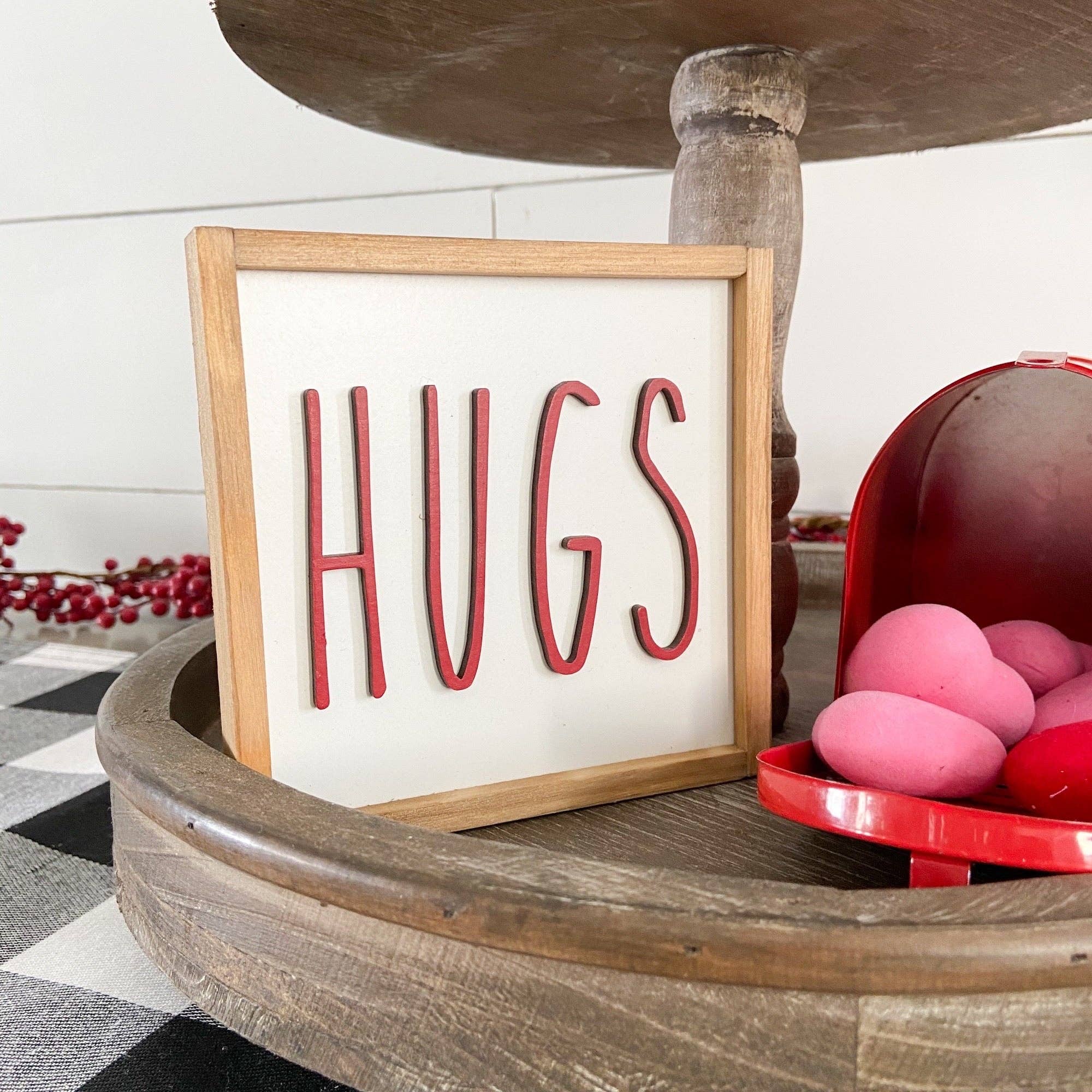 Nail and Hook Laser Cut Home Decor - Wholesale Sign - Valentine's Mini Signs | Tier Tray Decor17