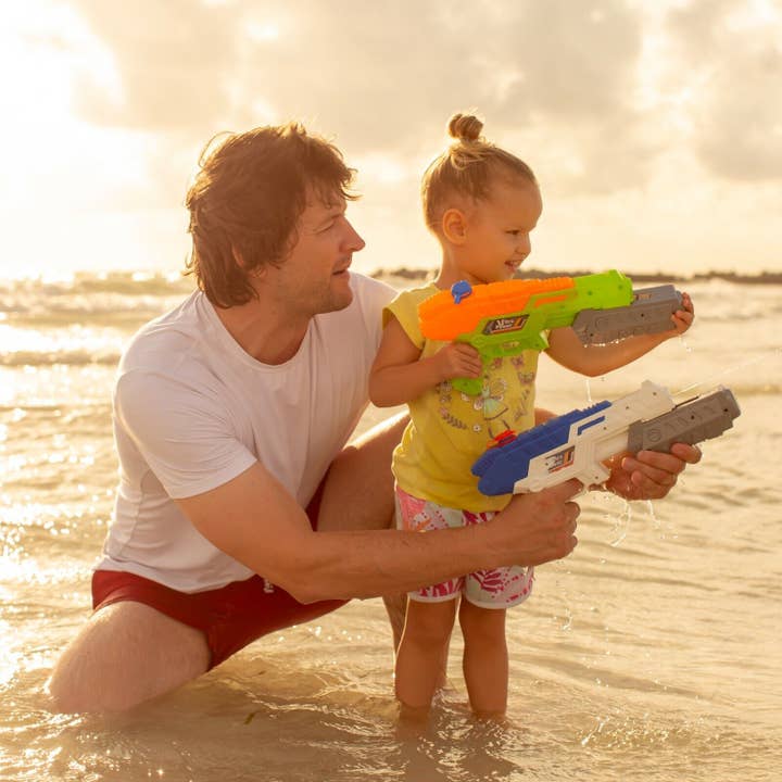 Lelaffet - Wholesale Beach/Pool Toy - Kids & Baby - 2 Pack Super Soaker Water Gun Squirt Guns Shooter Water5