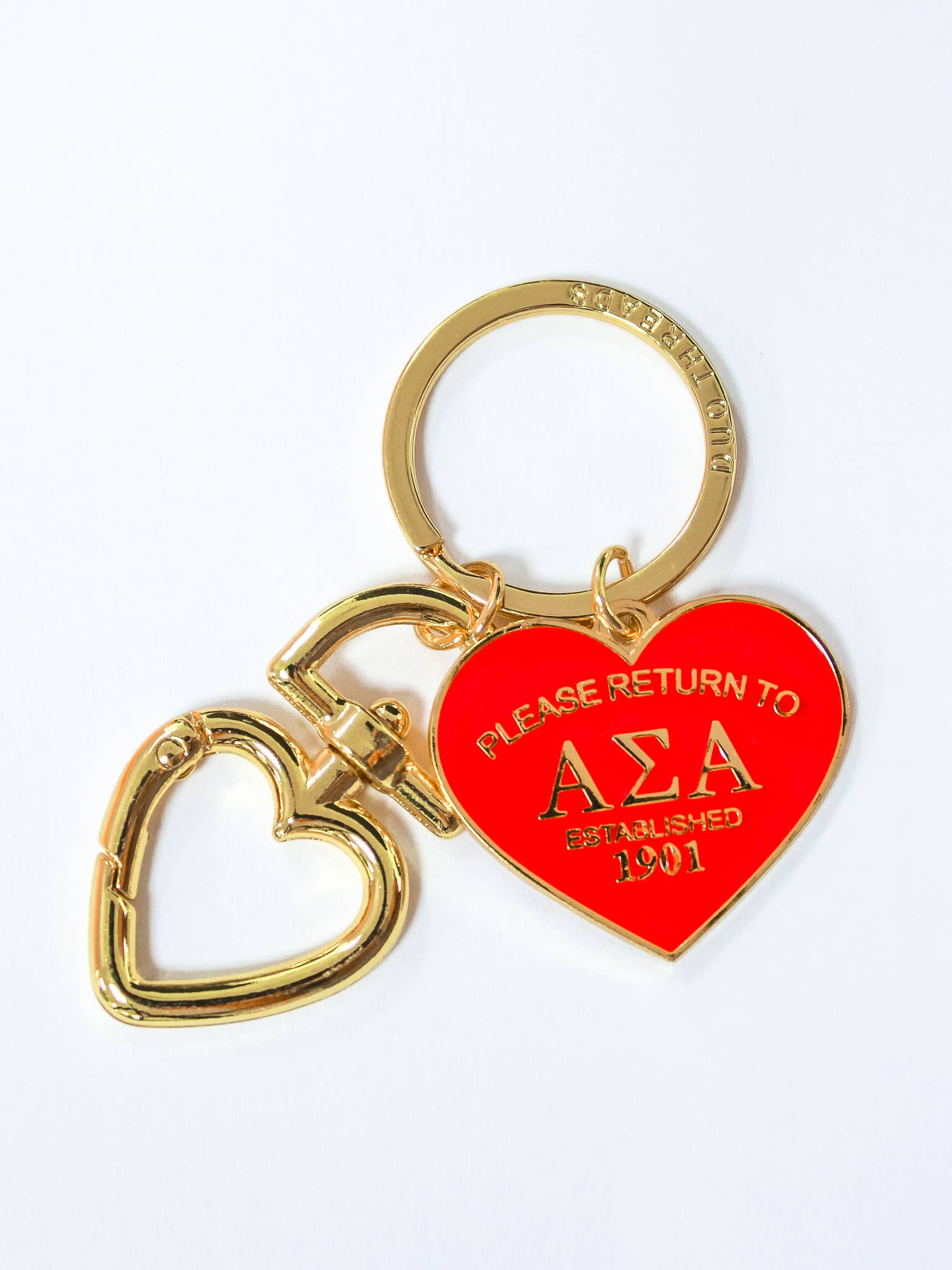 Duo Threads - Wholesale Keychain - Women's - Please Return Sorority Key Ring6