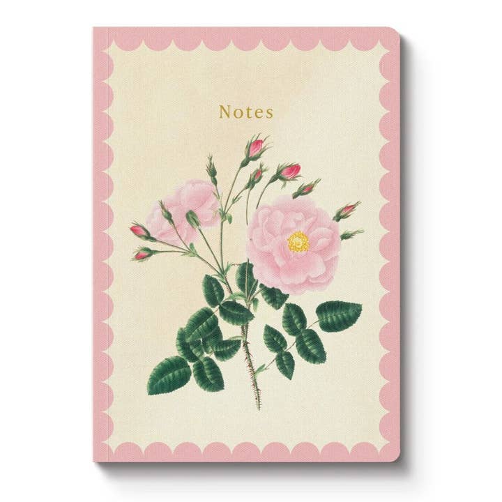 Kaleido A5 Textured Soft Cover Notebook-Rose Damascena for wholesale by Vevoke
