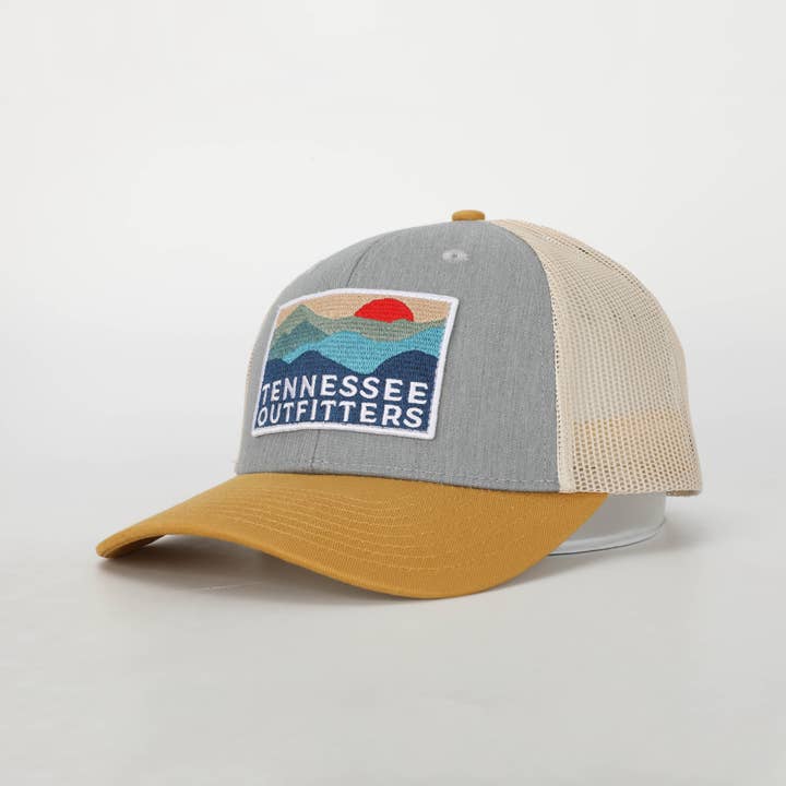 Tennessee Outfitters - Wholesale Trucker Hat - Unisex - MTN Hatâ„¢ in Worn Denim