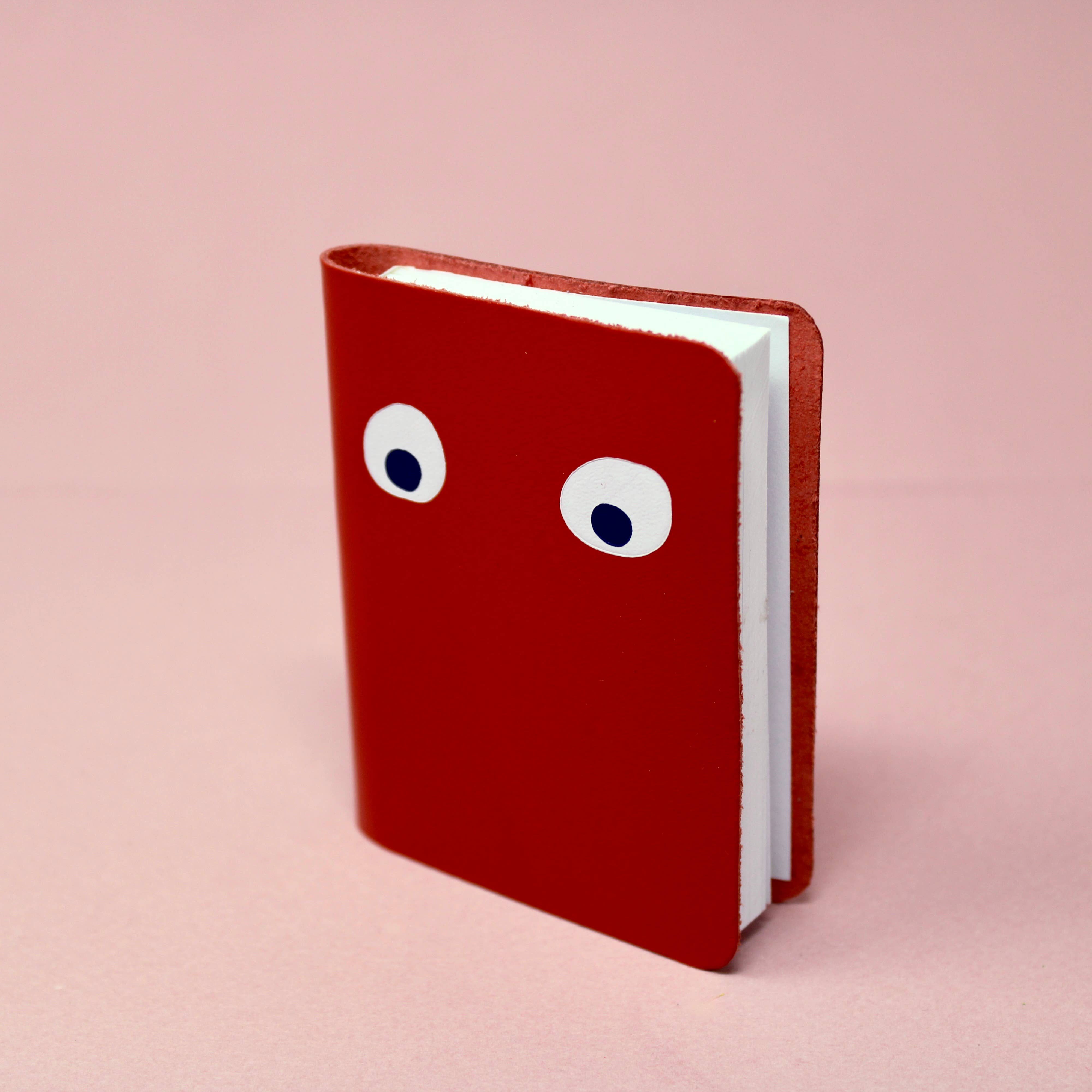 Ark Colour Design - Wholesale Notebook - Googly Eye Mini Leather Notebook2
