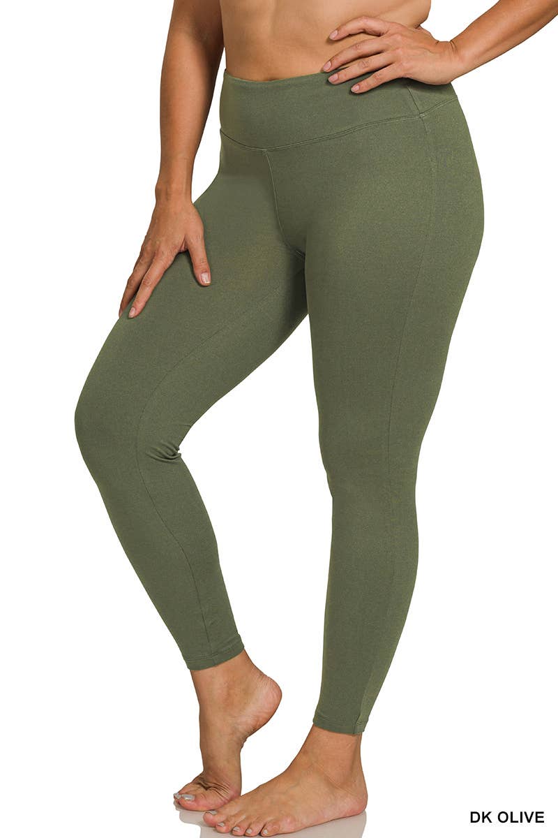 Vanilla Monkey - Wholesale Pants - Women's - Plus Microfiber Soft Waistband Full Length Leggings2
