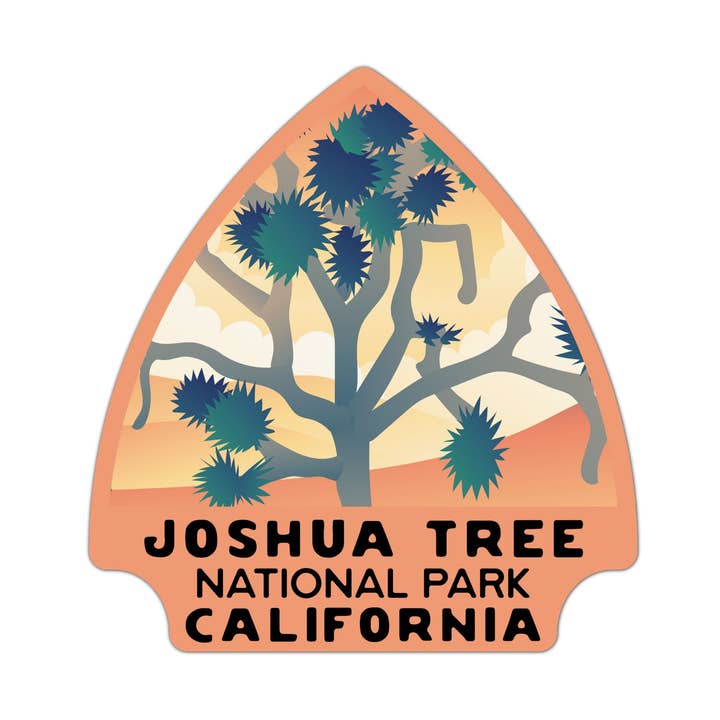 Joshua Tree National Park Arrowhead Sticker for wholesale by National Park Obsessed LLC