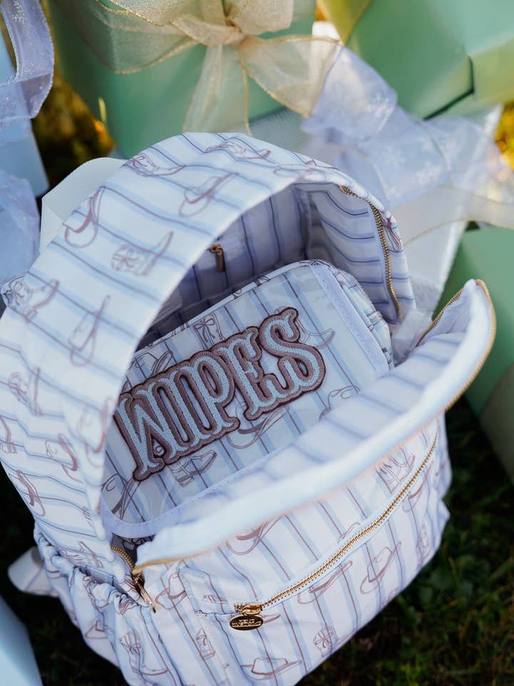 Wipes Pouch - Western Blues Clear Coat Bag for wholesale by KENZKUSTOMZ