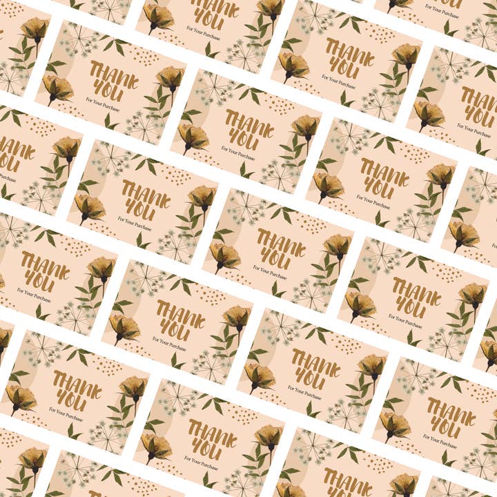 Cartes postales de remerciement pour la vente par Small Biz Supplies