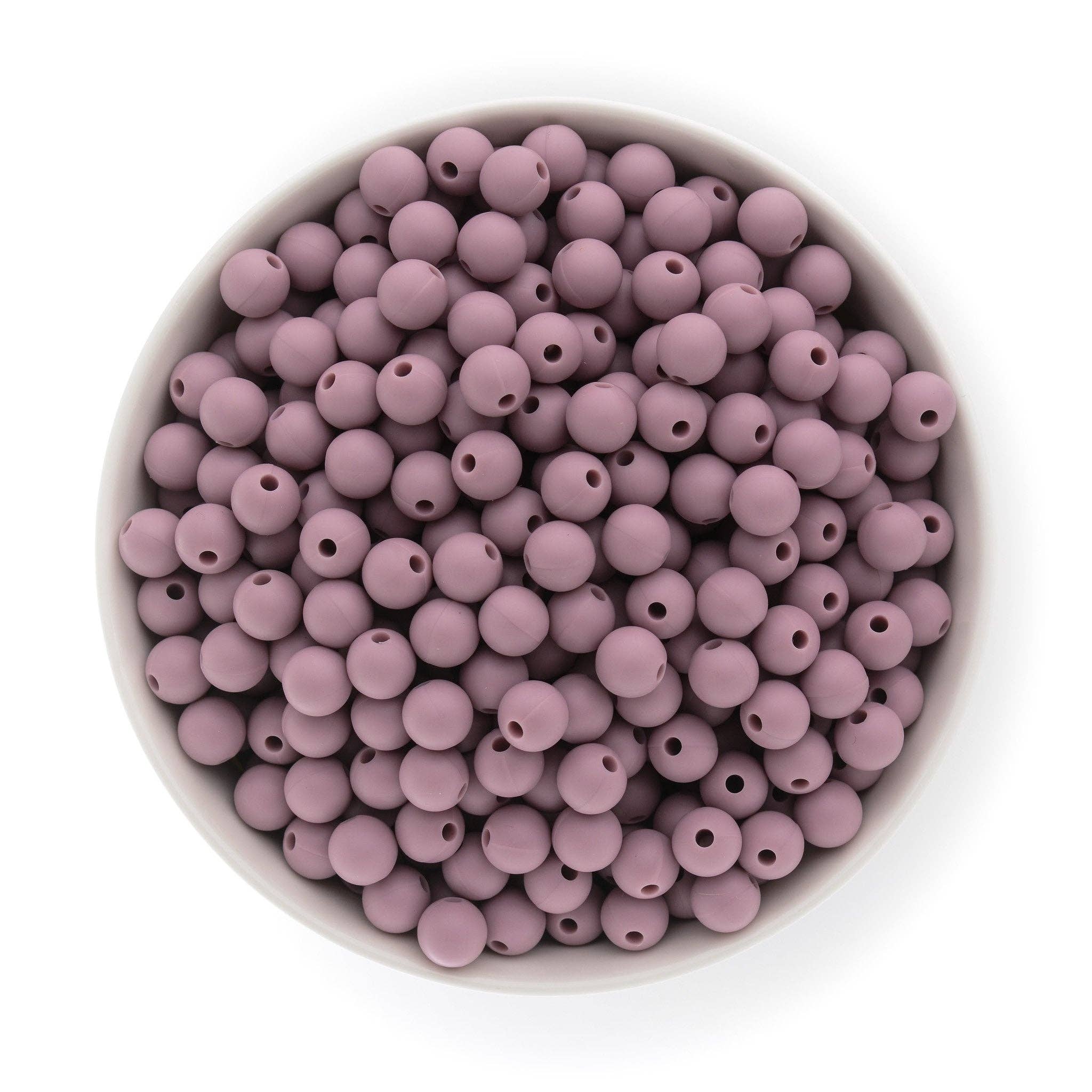 Cara & Co Silicone Craft Supply – Missangas por atacado – Contas redondas de silicone de 9 mm40