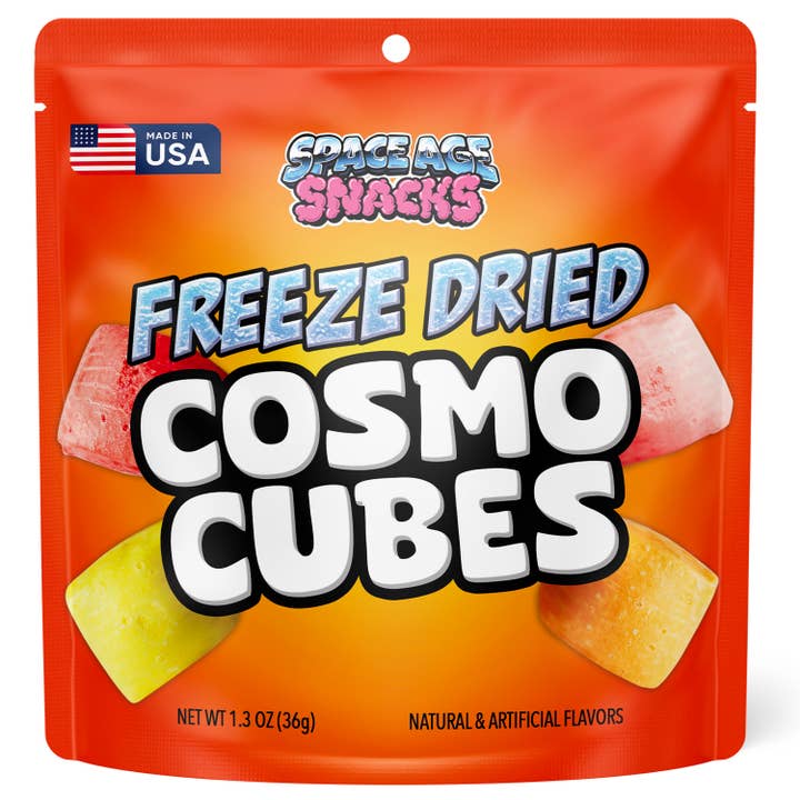 Gefriergetrocknete Cosmo-Würfel 1,3 Unzen für den Großhandel von Space Age Snacks