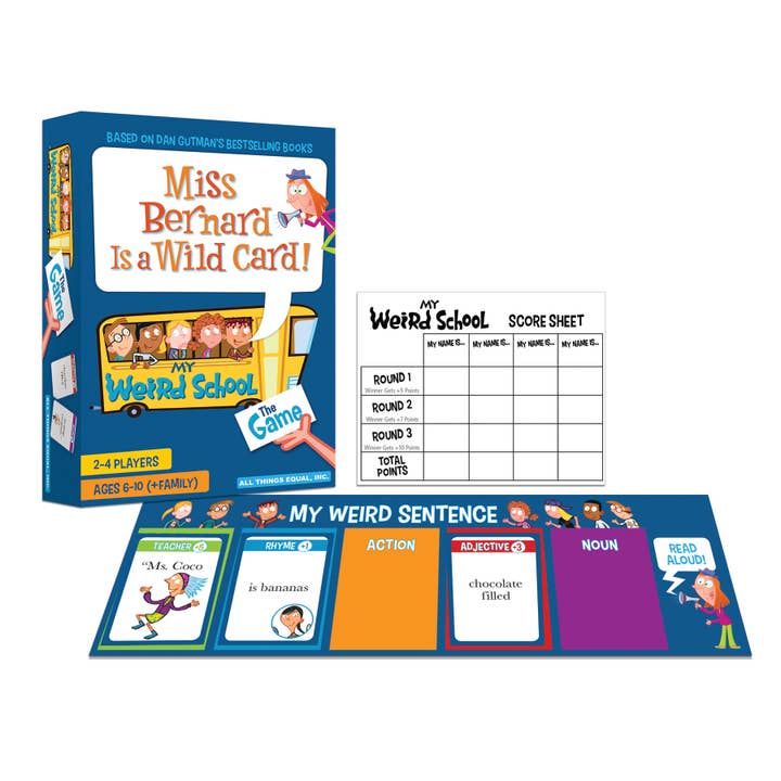All Things Equal - A Miami Beach Game Company Since 1997 - Wholesale Card Game - Miss Bernard Is a Wild Card - The My Weird School Game2