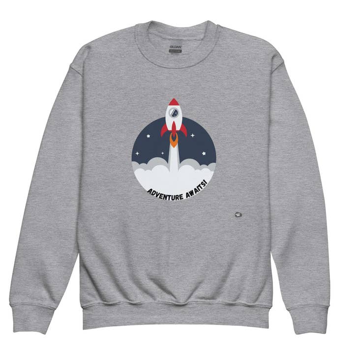 Gemütlich und cool für jedes Abenteuer - Kinder-Rundhals-Sweatshirt für den Großhandel von Happymom