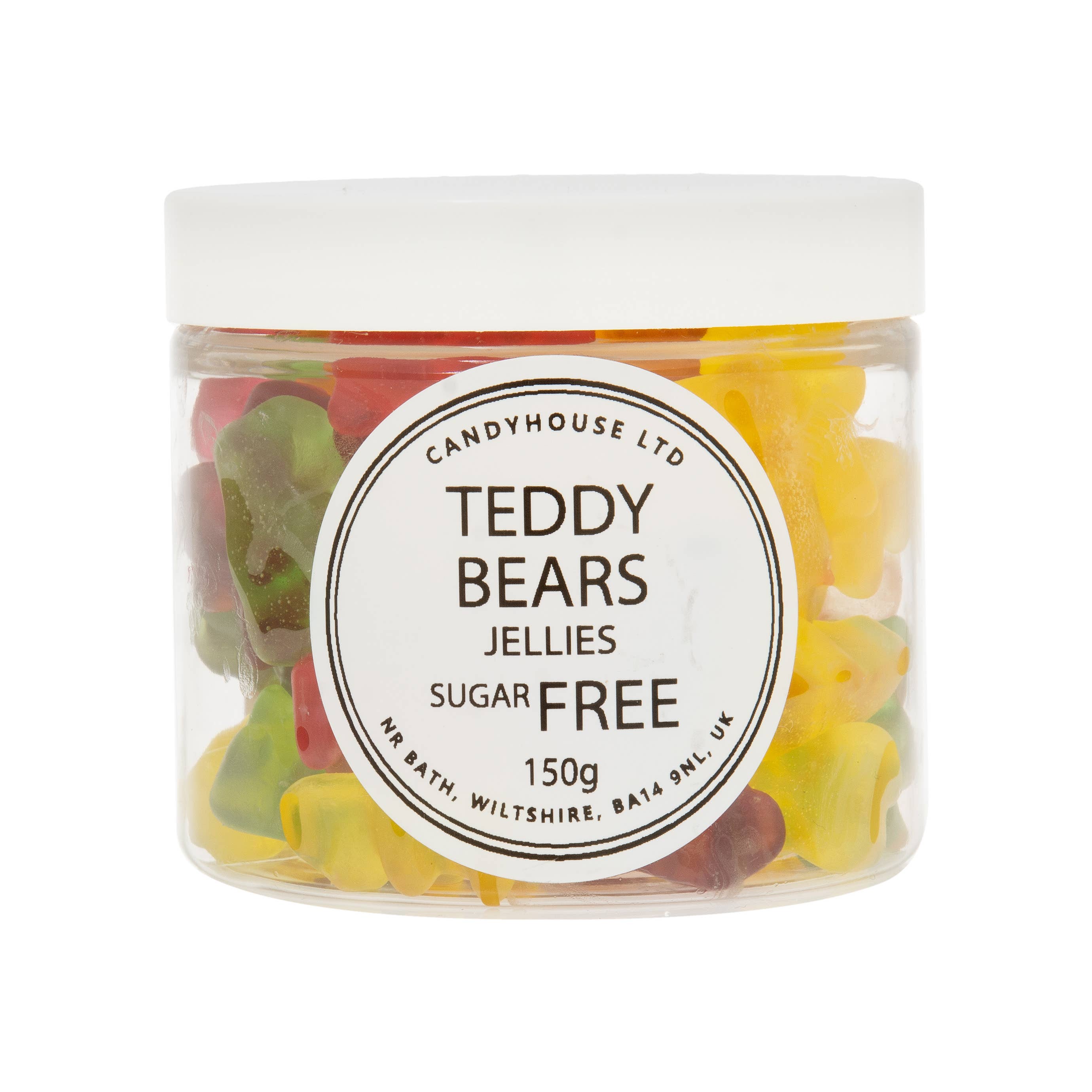 Candyhouse Ltd – wholesale Gummy – Sugar Free Teddy Bears Short Jar0