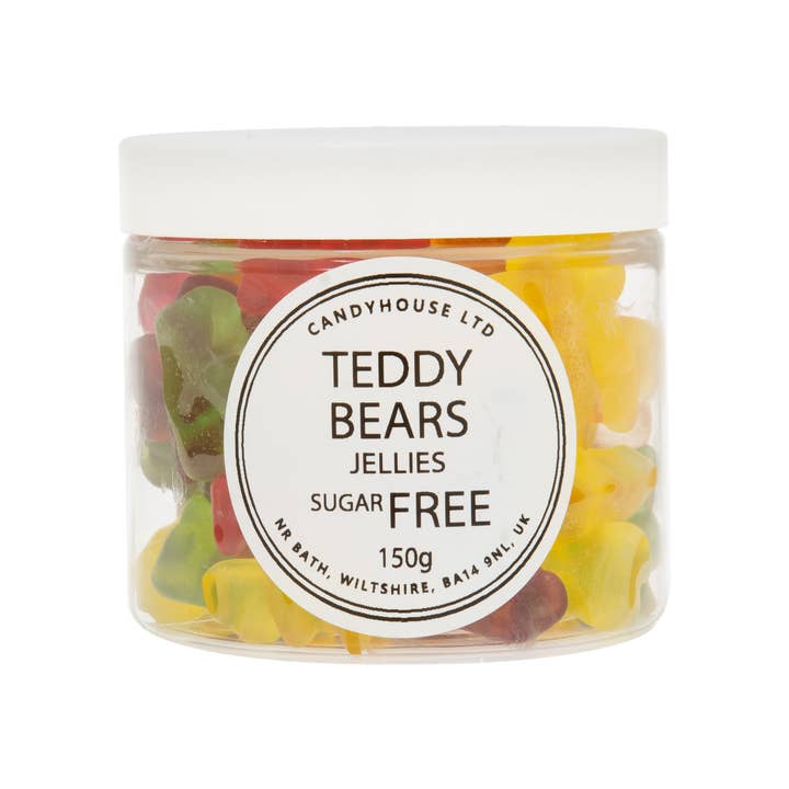 Candyhouse Ltd – wholesale Gummy – Sugar Free Teddy Bears Short Jar