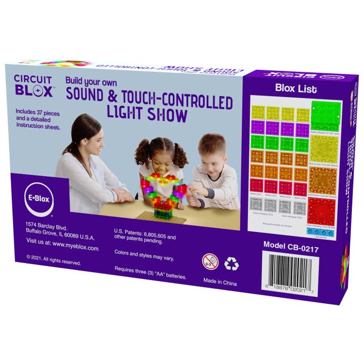 EBlox - Wholesale Building Set - Kids - E-Blox Touch and Sound Controlled Light Show5