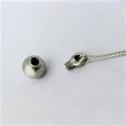 Luxe Design Jewellery - Wholesale Pendant/Charm Necklace - Doggy Charm and Sphere Pendant for Dog Ashes Necklace2