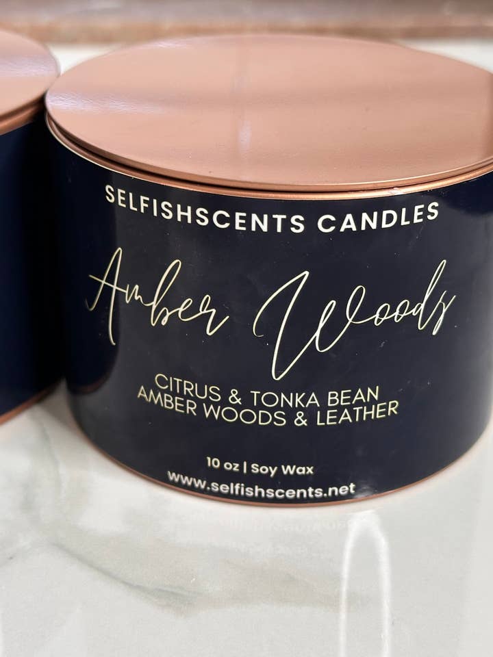 Amber Woods | Citrus & Tonka pour la vente par Selfishscents Candle Co.