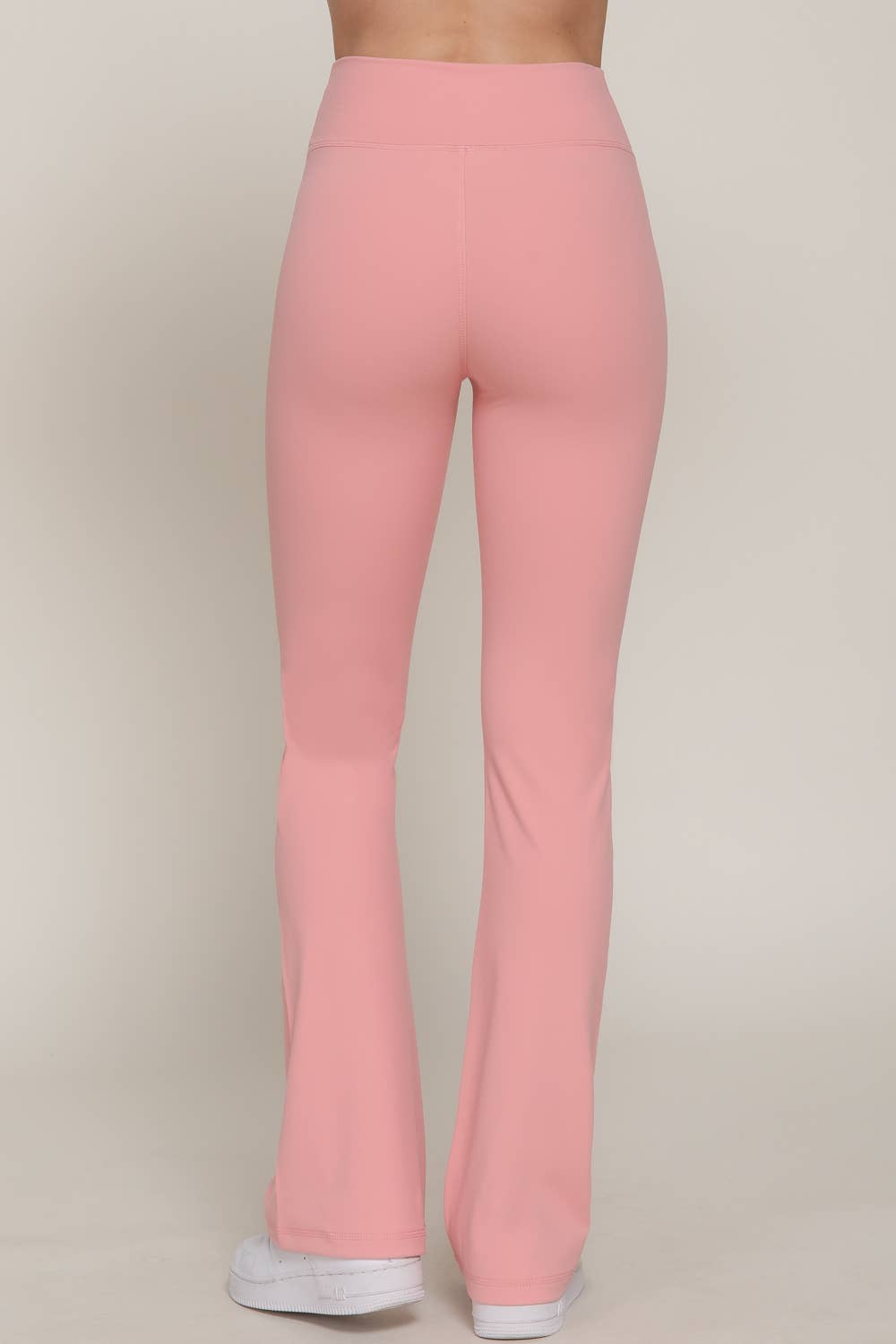 Active Basic | Active USA - Wholesale Athletic Pants - Women's - Waist Band Flare Stretch Workout Long Pants49