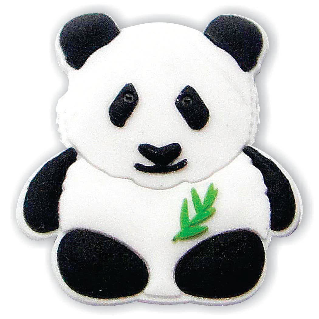 Smart Charms – Engroshandel Badgetilbehør - Dame – Panda Gummi Badge Holder1